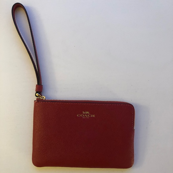 Small Coach Wristlet - Red - Picture 1 of 2